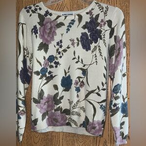 Alfred Dunner Floral Sweater